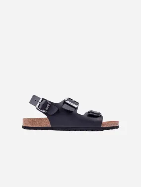 Lima Men's Vegan Footbed Sandals | Black