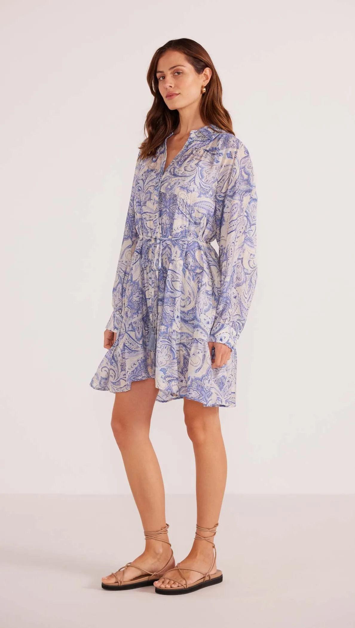 Lola Tiered Shirt Dress