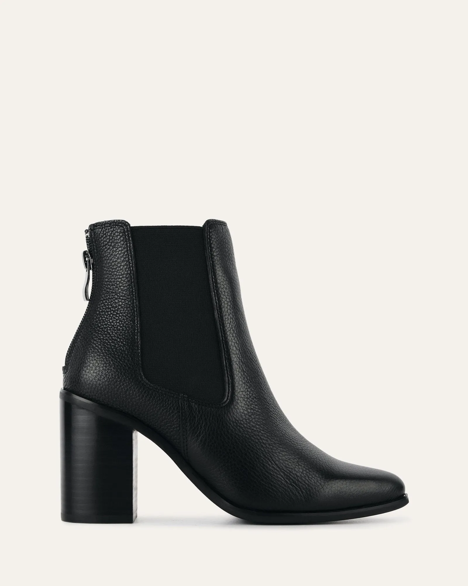 LOVER HIGH ANKLE BOOTS BLACK LEATHER