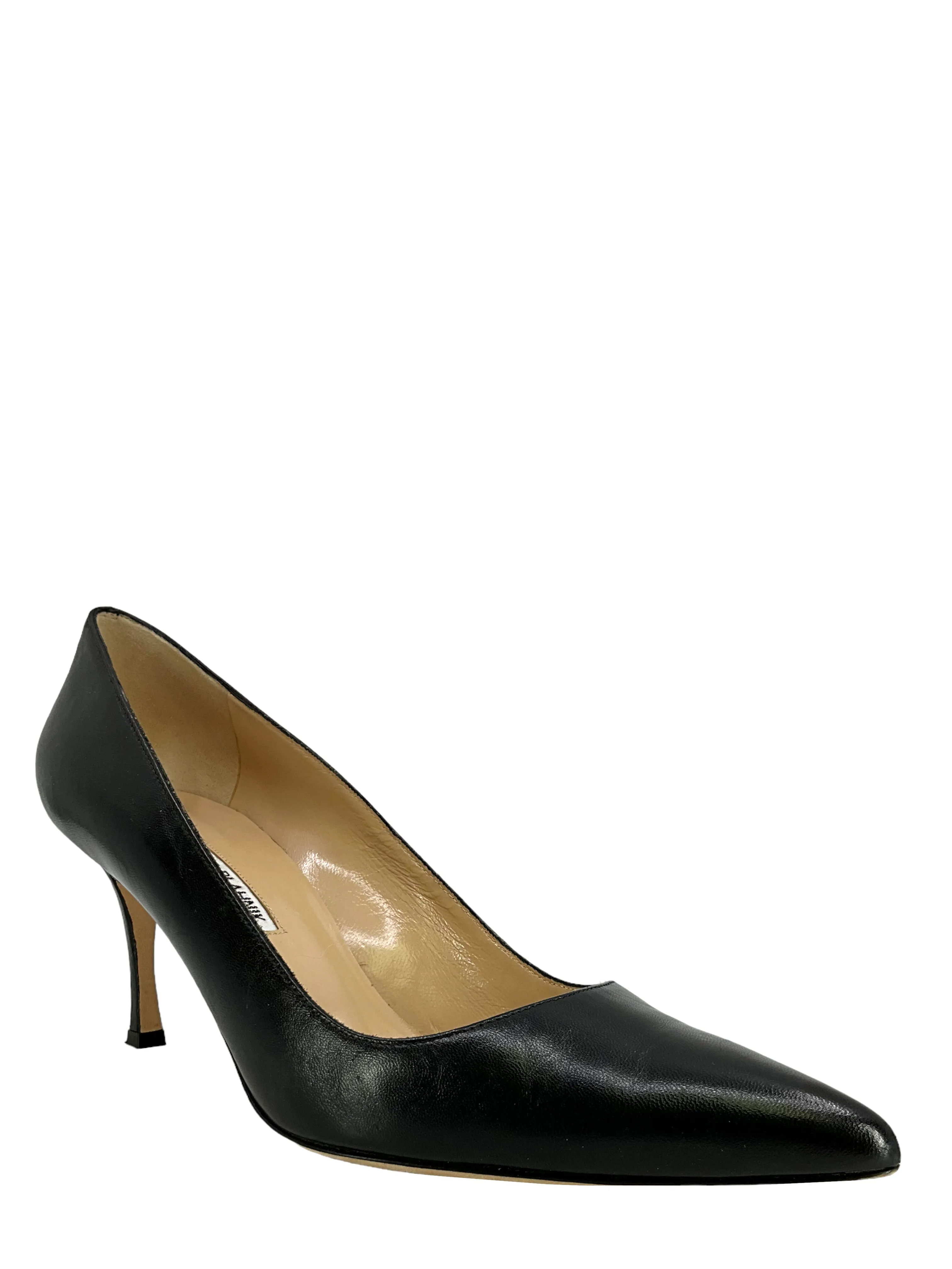 Manolo Blahnik BB Leather Pumps Size 10.5