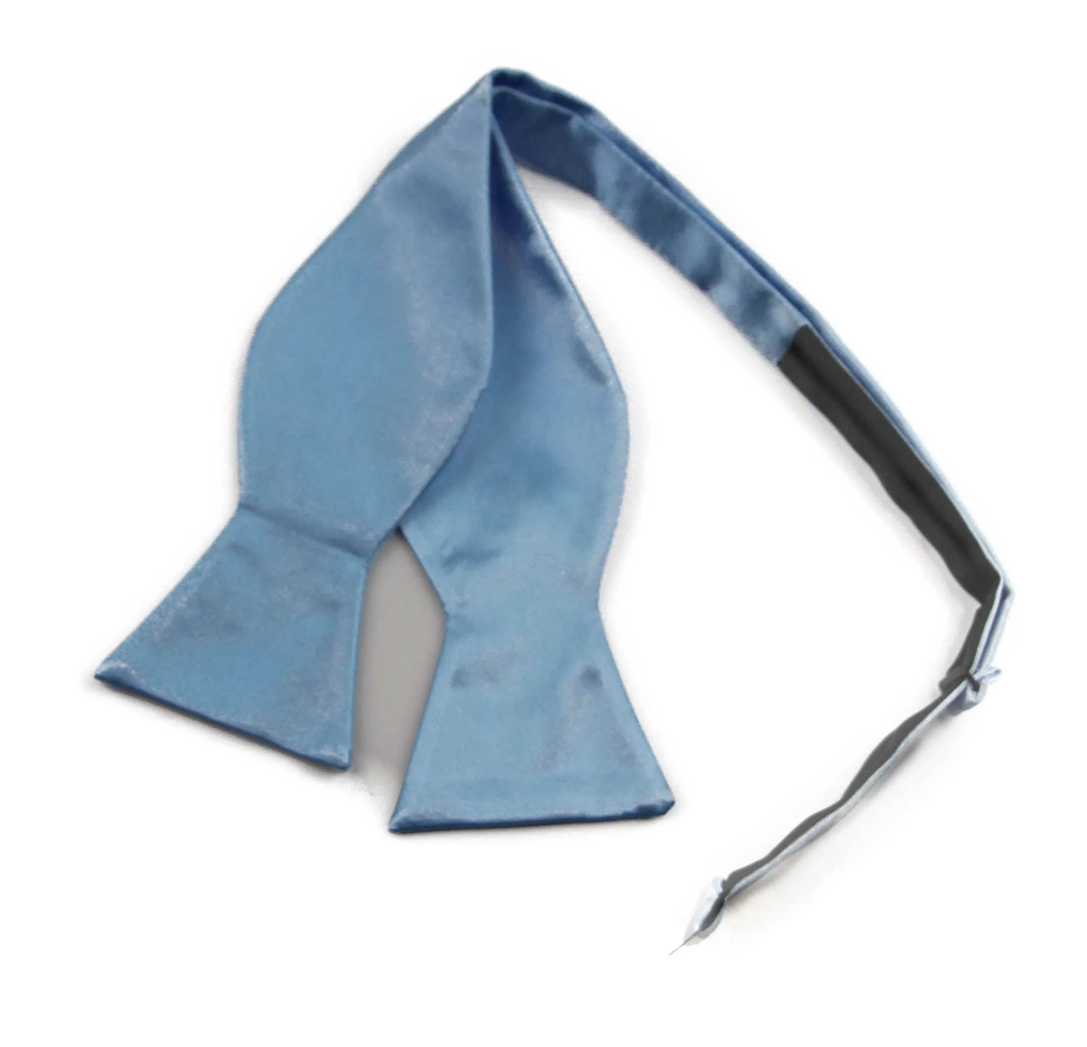 Mens Light Blue Self Tie Bow Tie