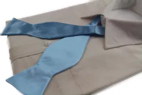 Mens Light Blue Self Tie Bow Tie