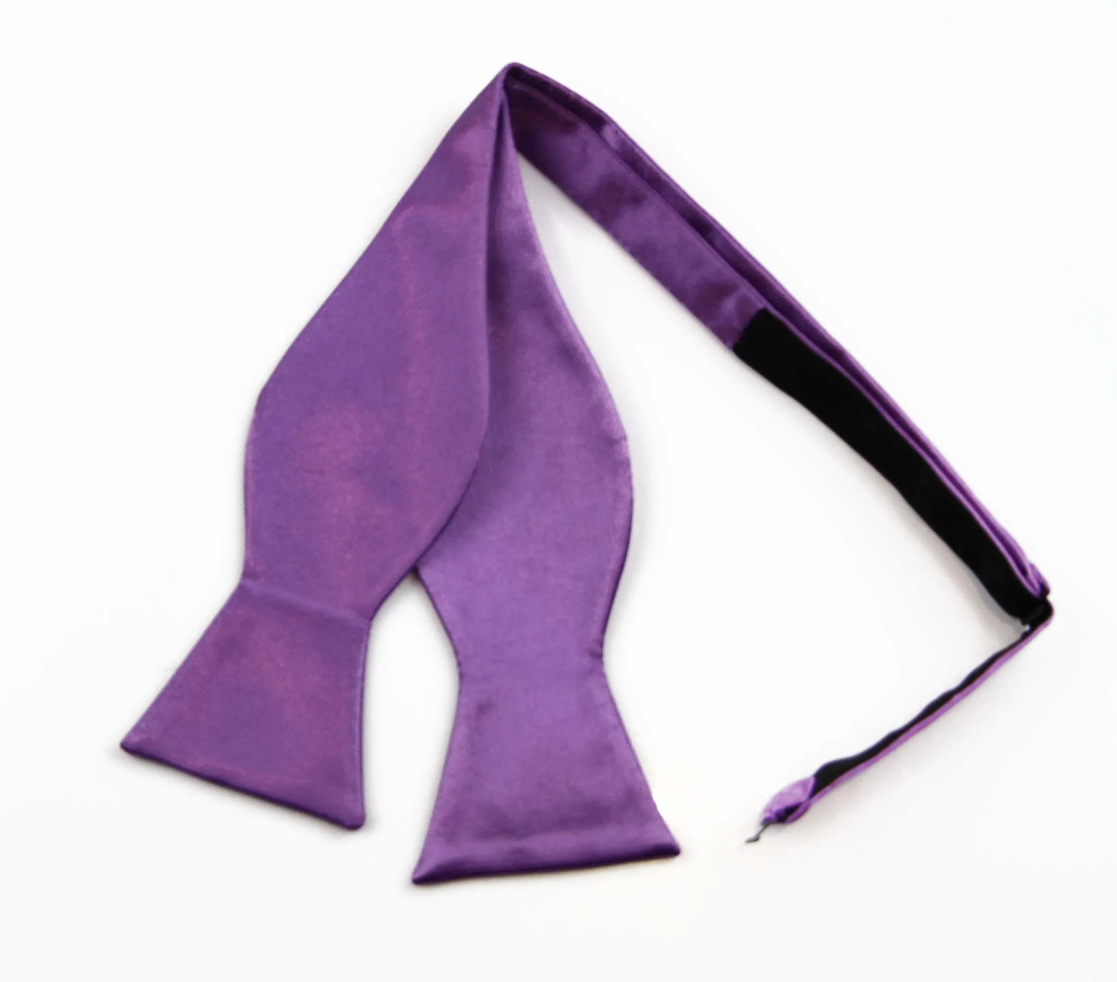 Mens Light Purple Self Tie Bow Tie