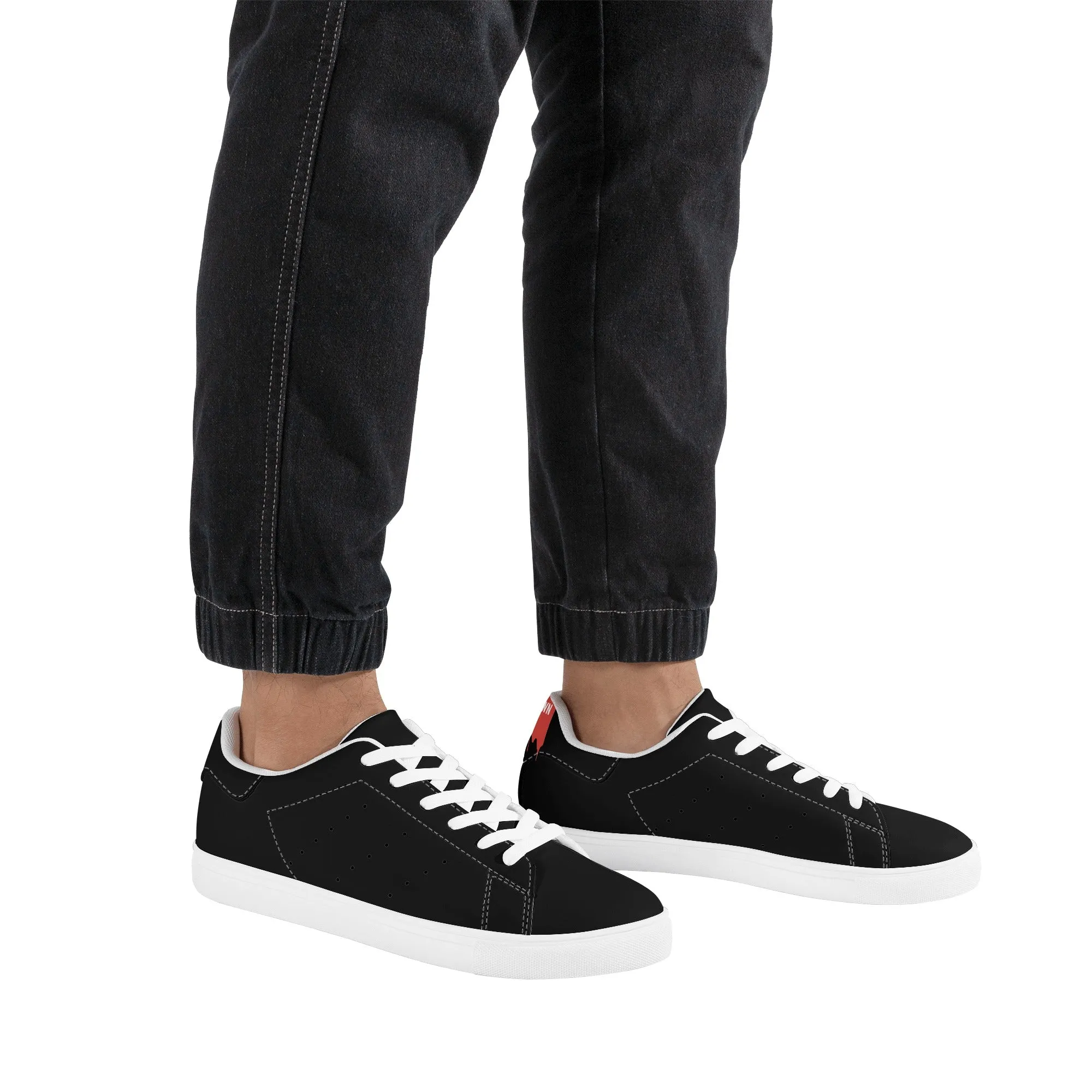 Men's Low Top Leather Sneakers