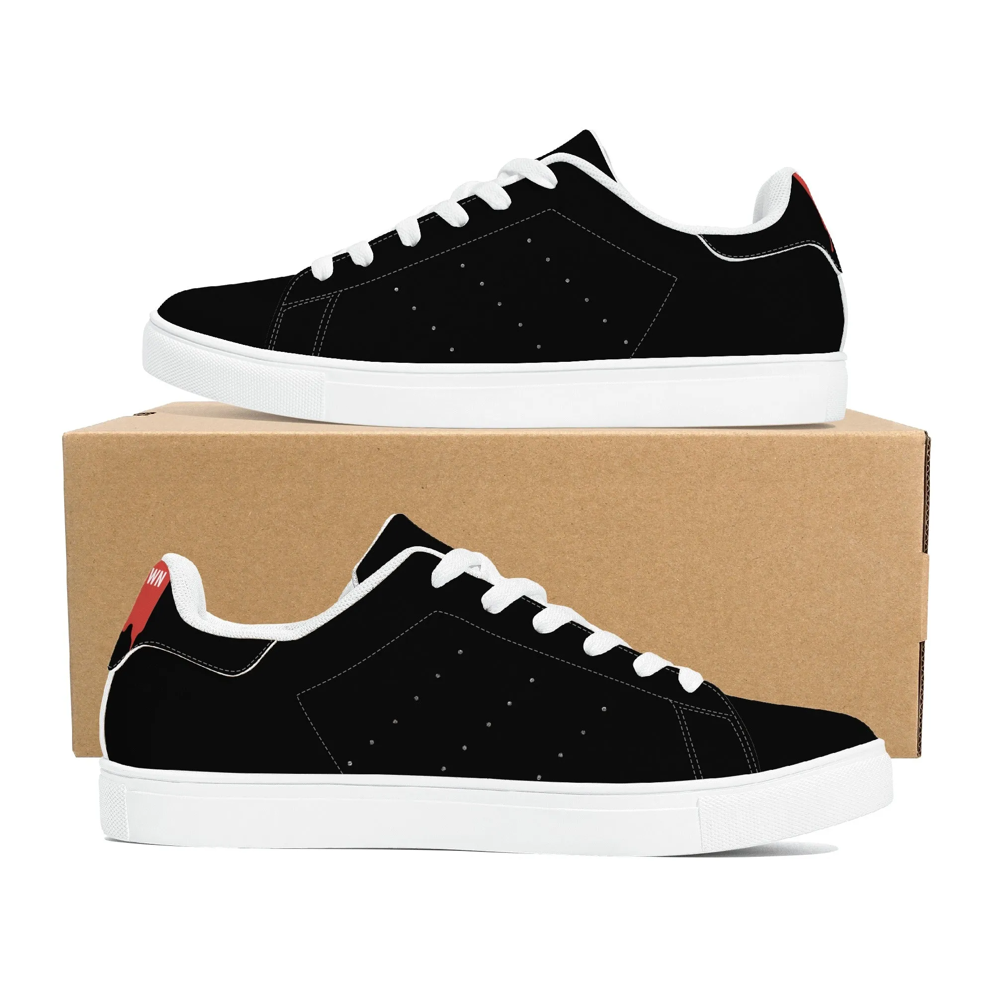 Men's Low Top Leather Sneakers