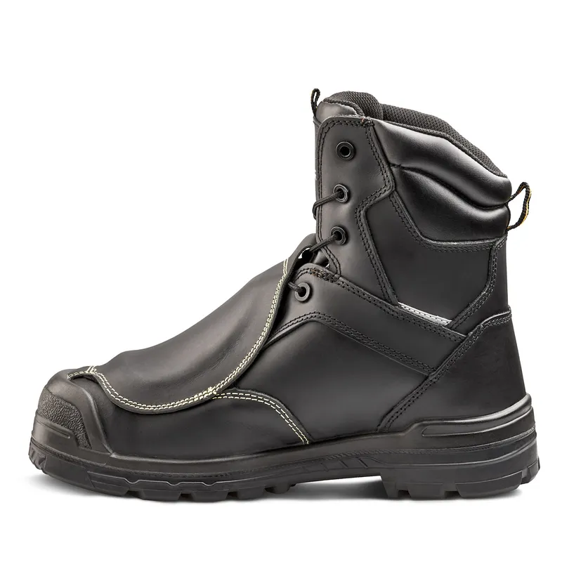 Men's Terra Black Barricade 8" Work Boot with External Met Guard K305BK