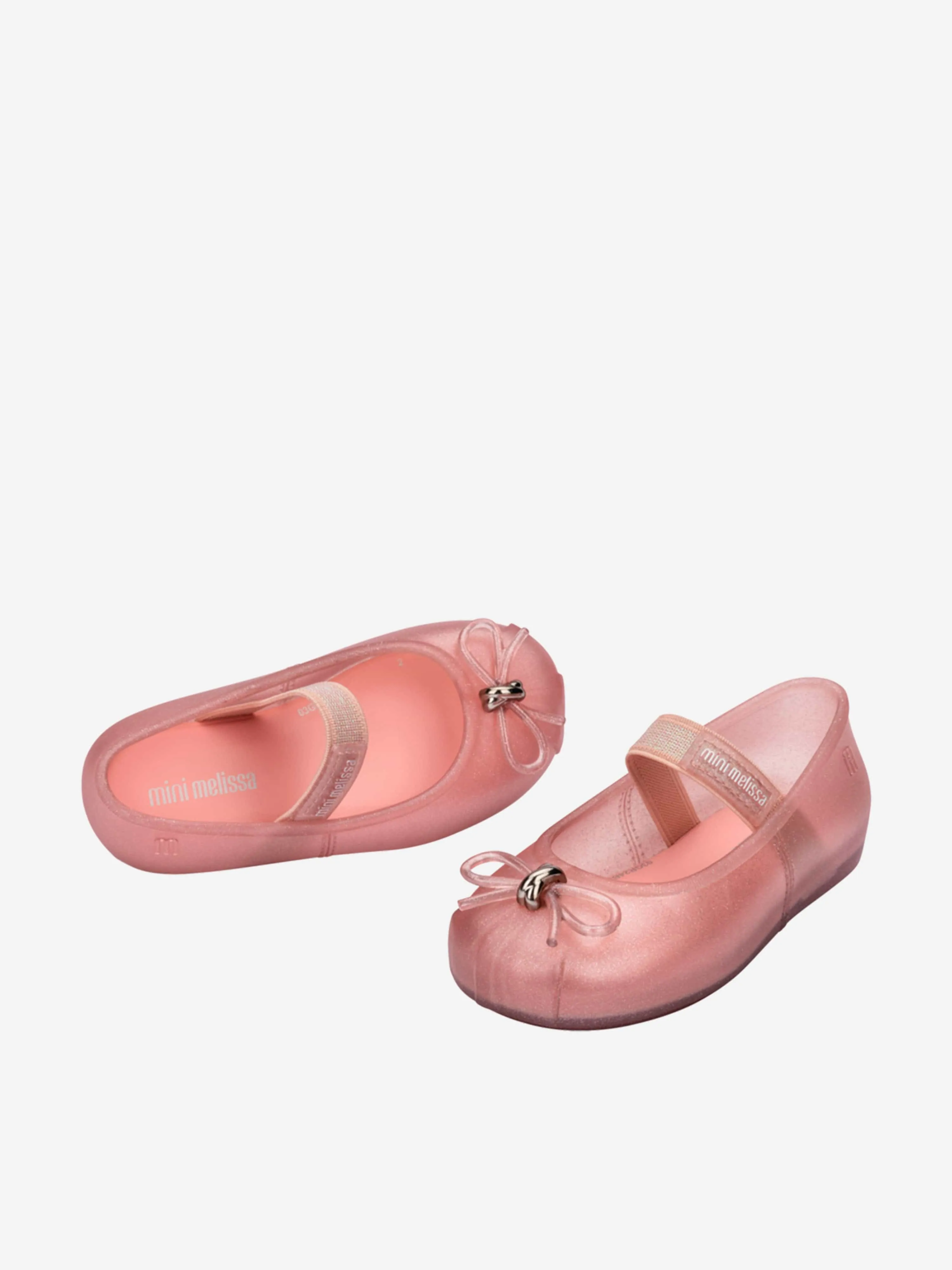 Mini Melissa Girls Sophie Ballet Flats in Pink