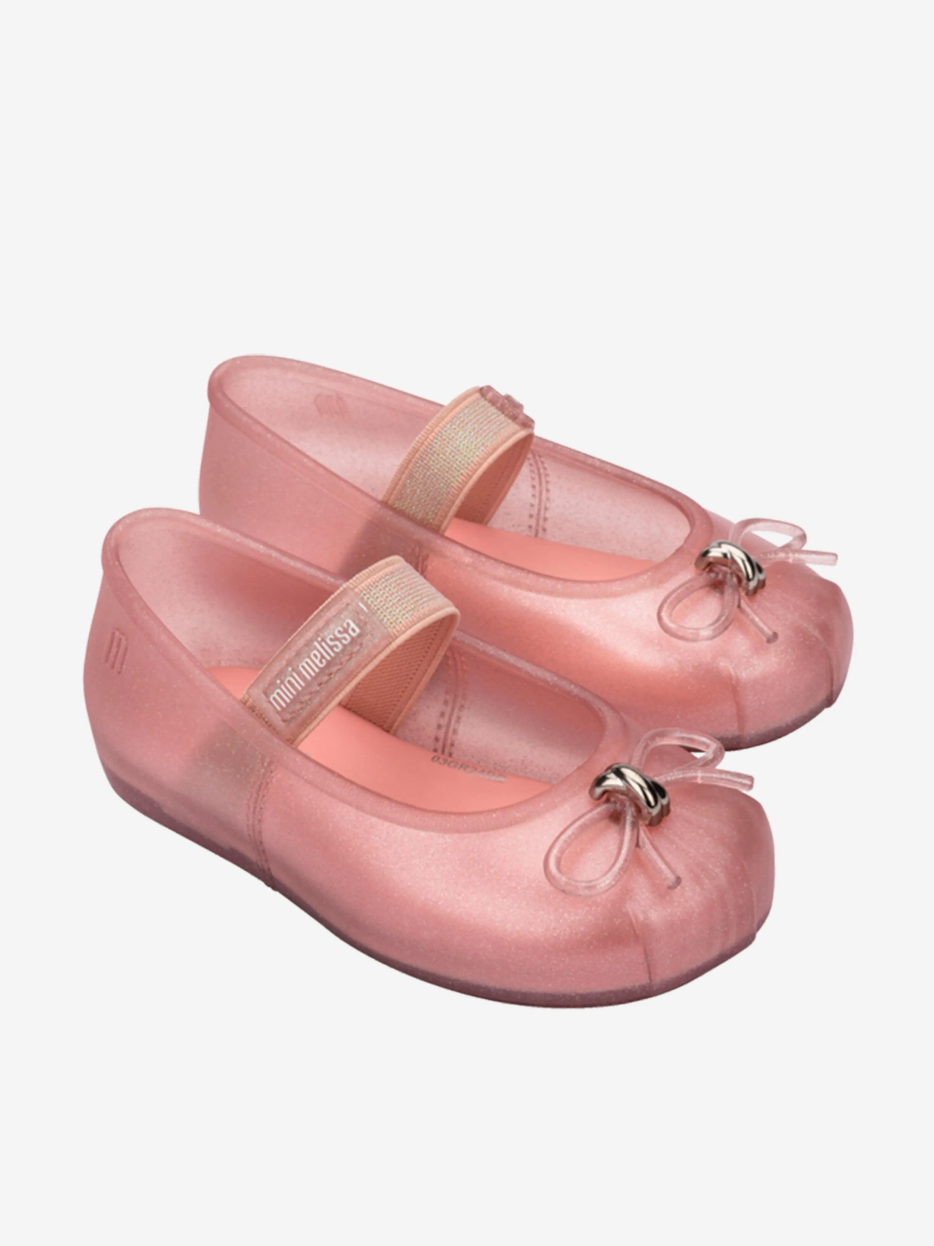 Mini Melissa Girls Sophie Ballet Flats in Pink