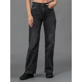 Mode by RedTape Jeans for Women| Grey| Comfortable & Breathable | Durable & Moisture Absorbent | Wide Fit