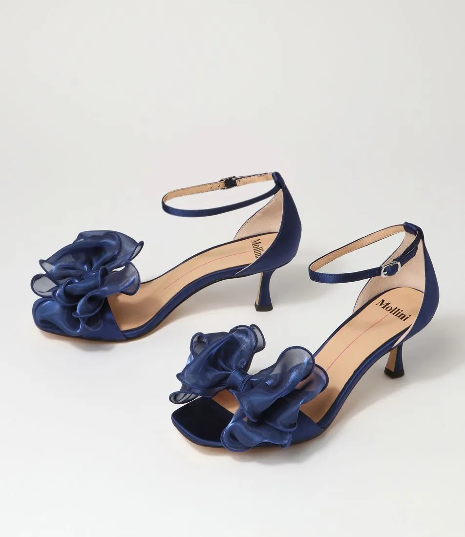 MOLLINI WALTZ SATIN SANDALS