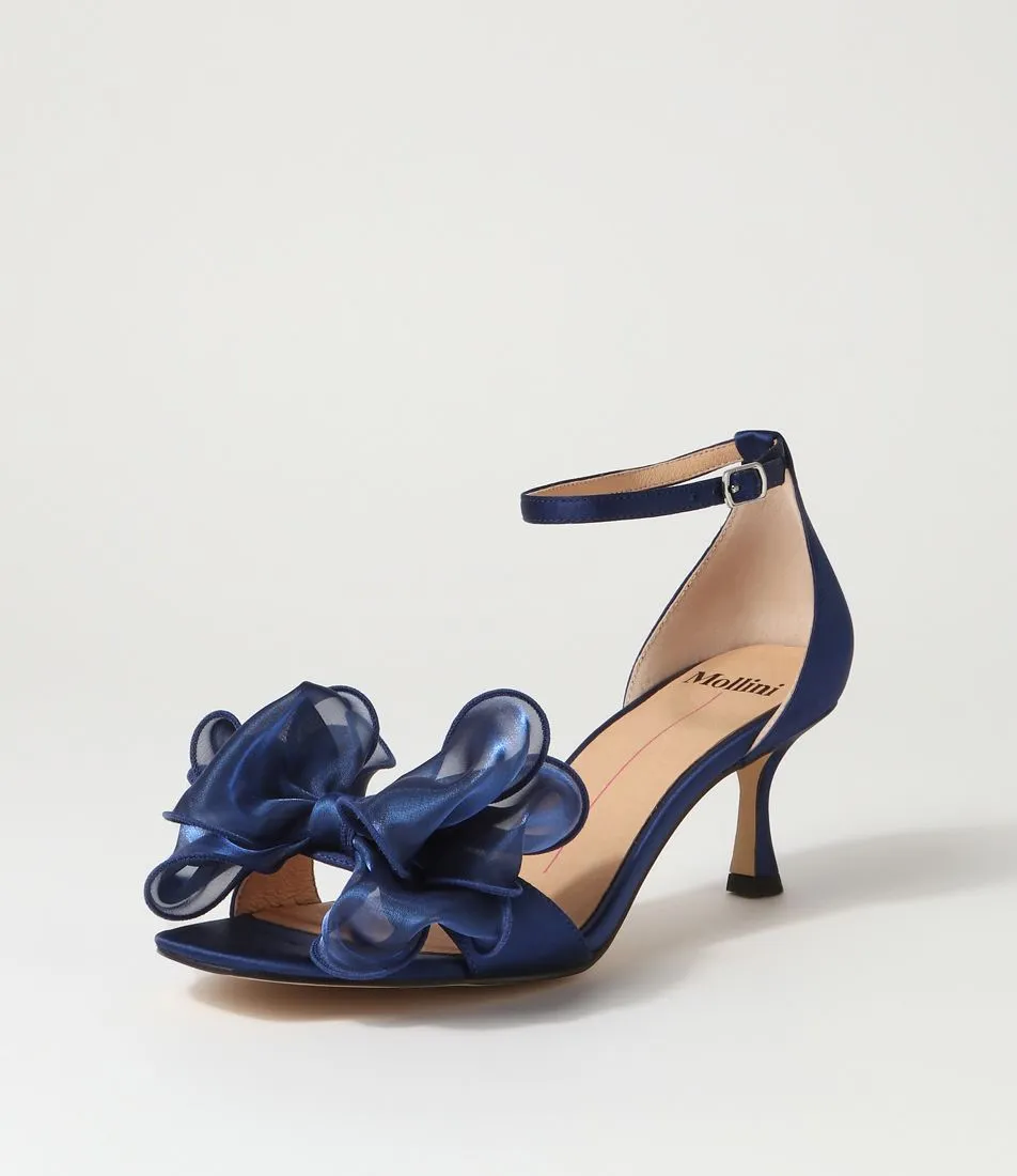 MOLLINI WALTZ SATIN SANDALS