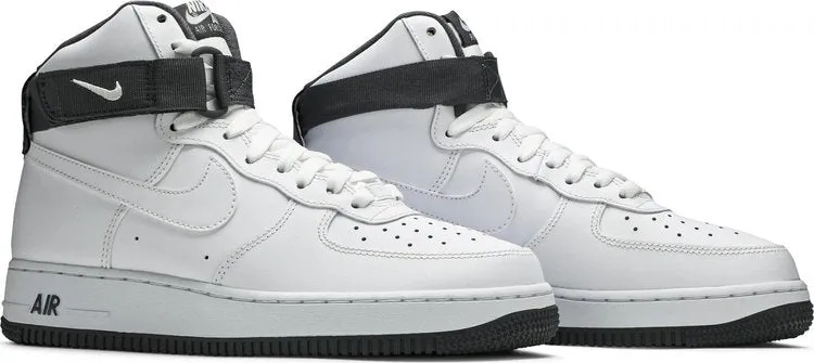 Nike Air Force 1 High 'Charcoal', white