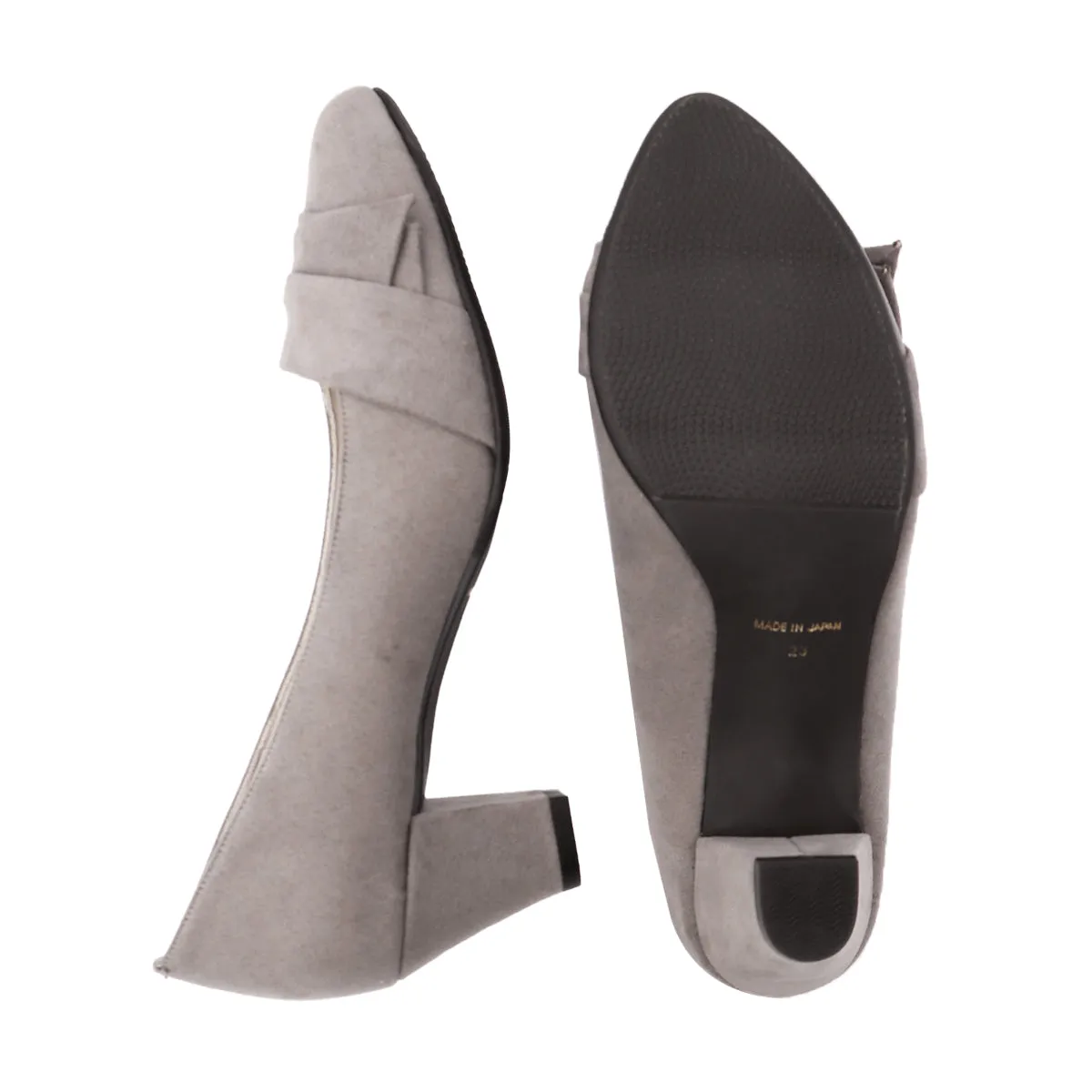 Ori Grey Wide Fit Pumps