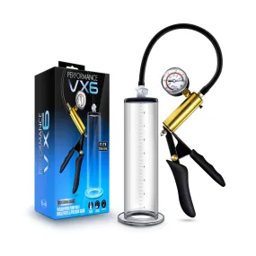 Performance VX6 Vacuum With Brass Pistol & Pressure Gauge Clear Pump