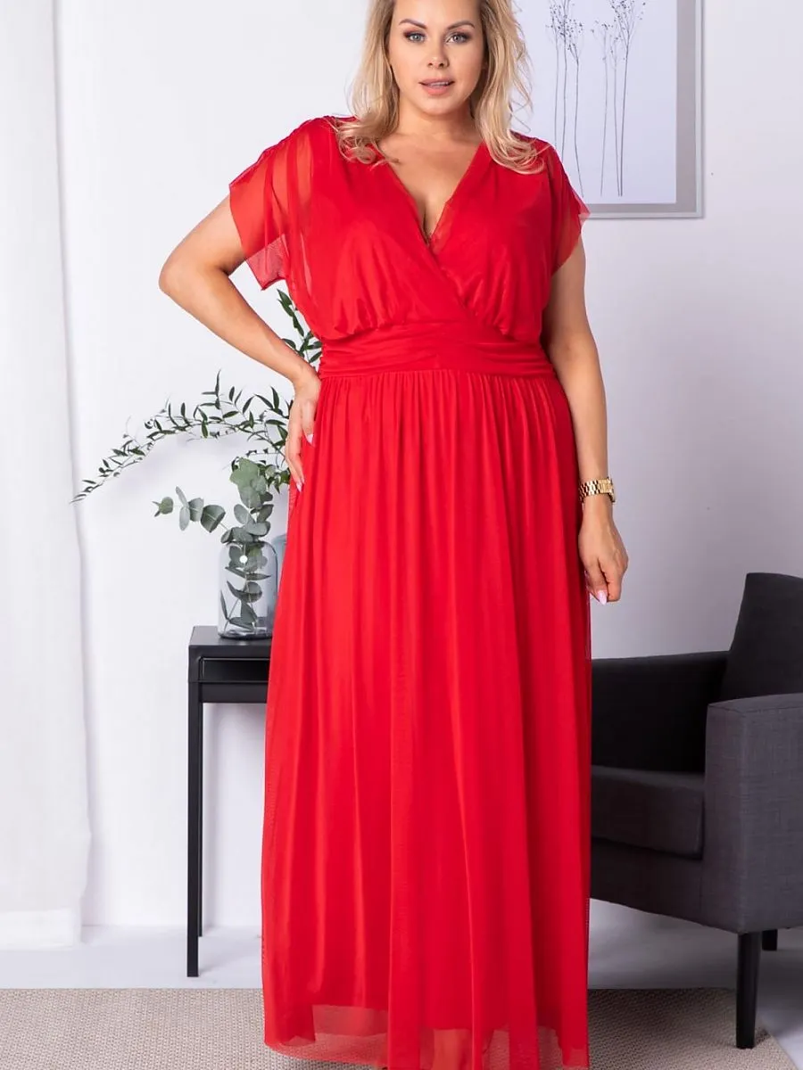 Plus size dress model 175249 Karko