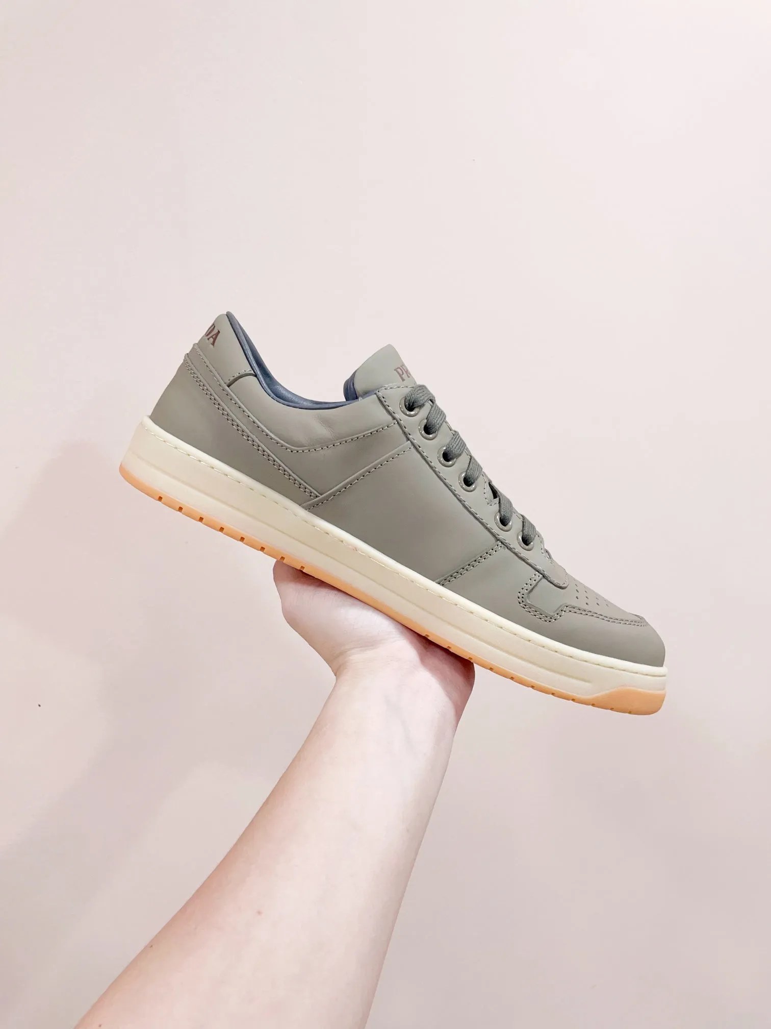 PRA DOWNTOWN PATENT SNEAKERS LAUREL CALFSKIN