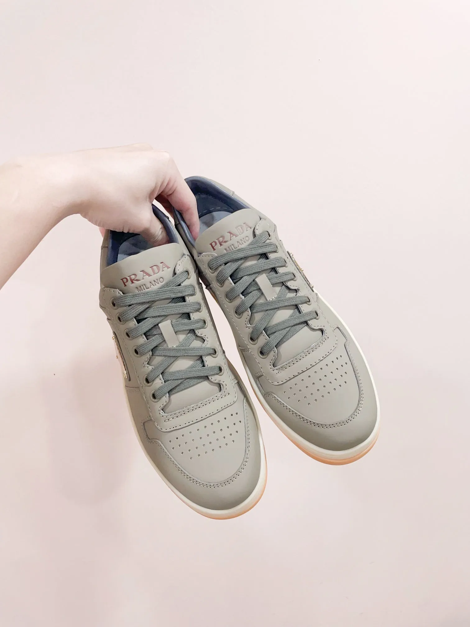 PRA DOWNTOWN PATENT SNEAKERS LAUREL CALFSKIN