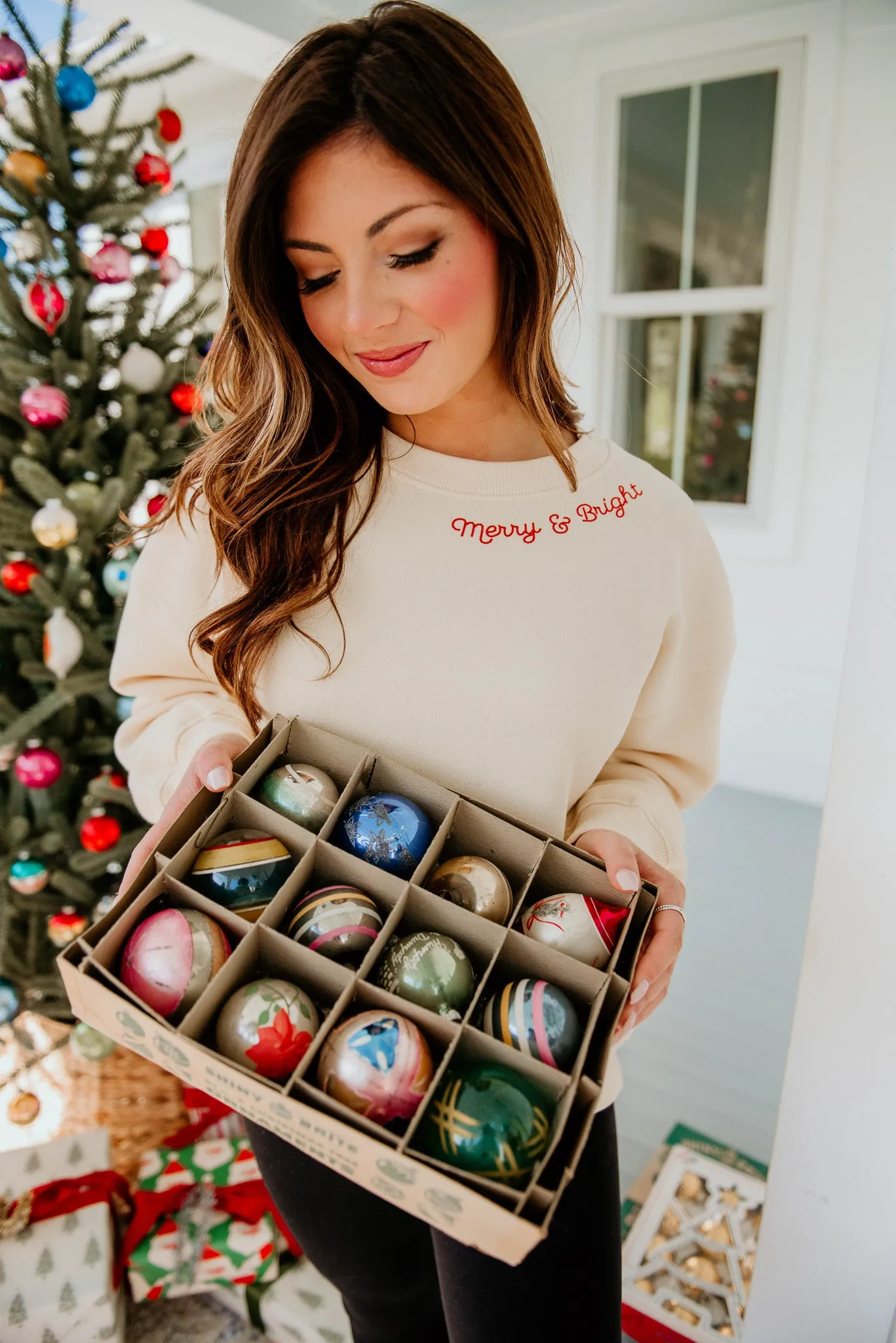 "Merry and Bright" Crew Sweatshirt