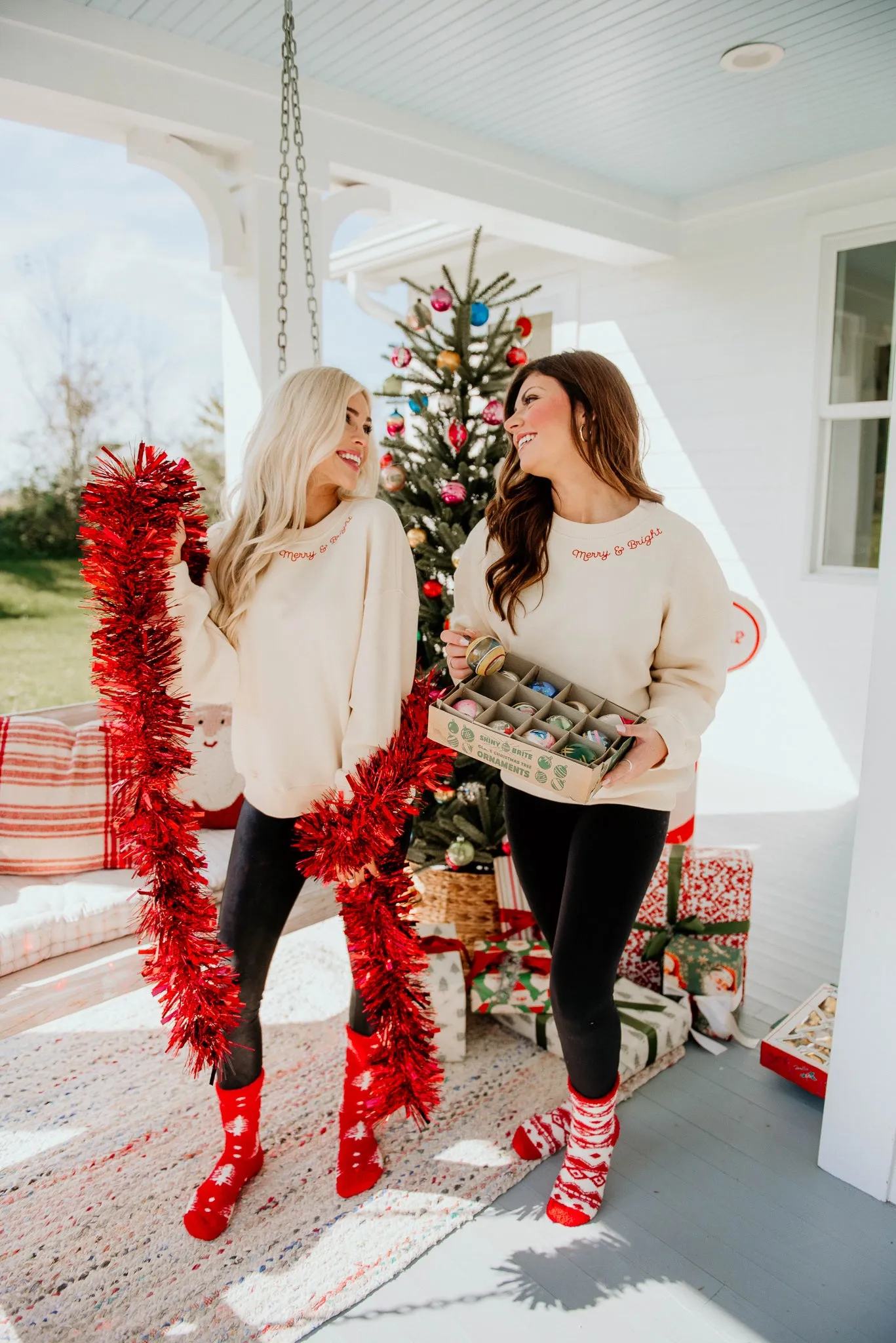 "Merry and Bright" Crew Sweatshirt