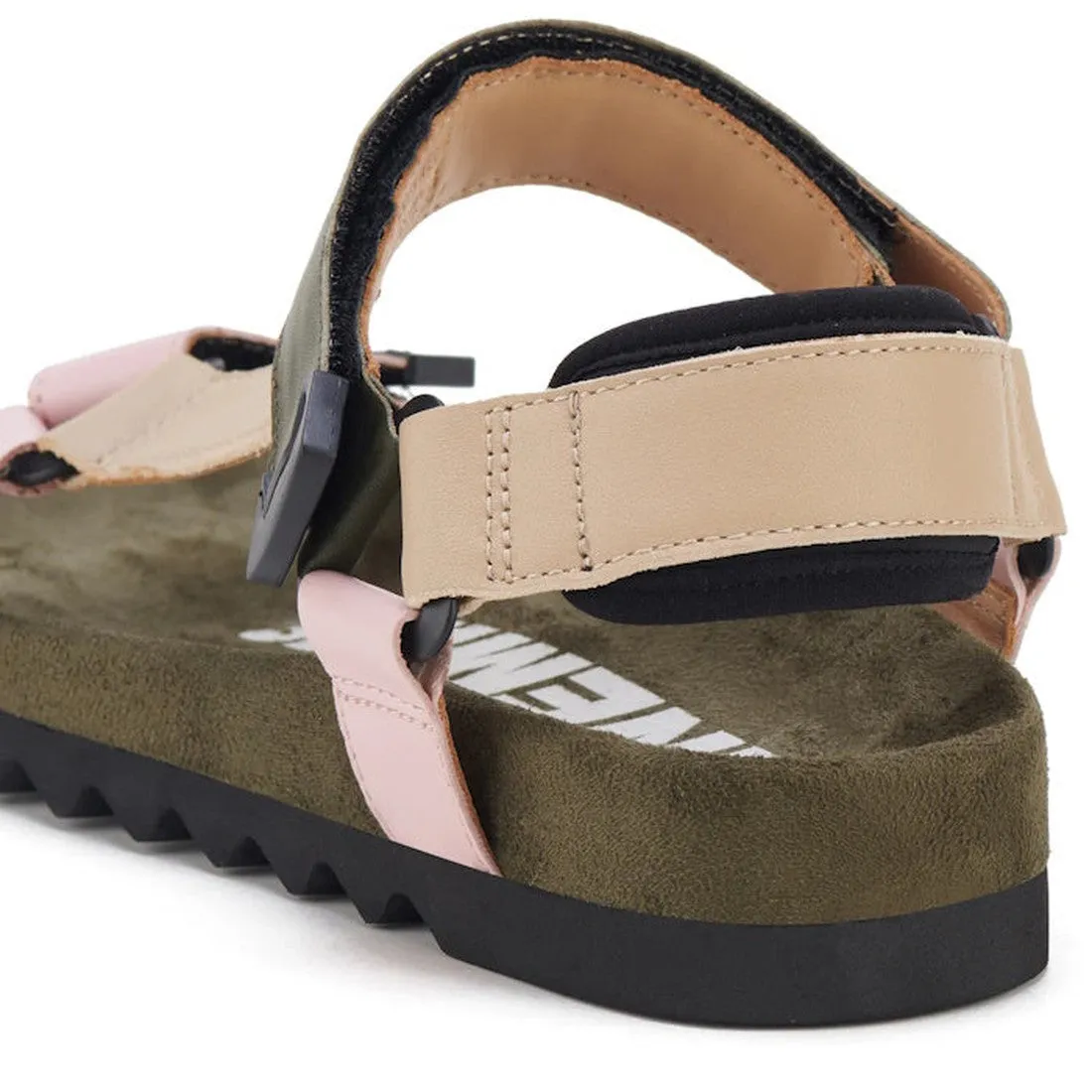 Rollie Womens Sandal Tooth Wedge Blush Camo