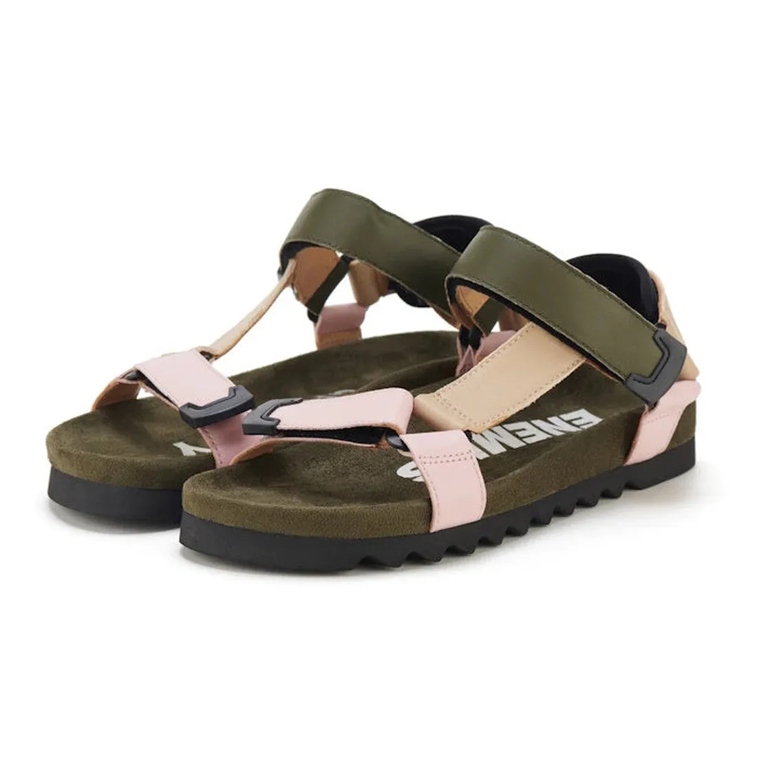 Rollie Womens Sandal Tooth Wedge Blush Camo