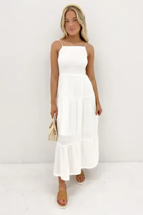 Rowie Maxi Dress Vintage White