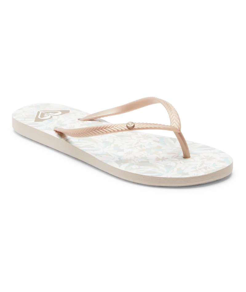 Roxy Bermuda Print Sandal-Beige