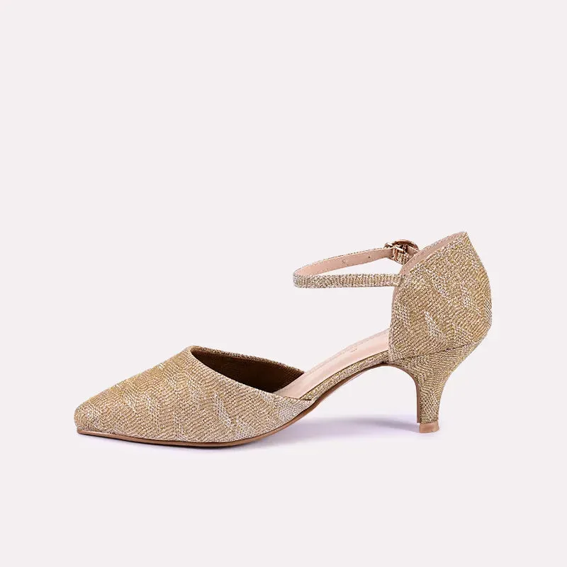 Sandra Gold Heel Pumps 0431214