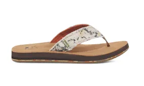 Sanuk Mens Fraid Not Soft Top Donavon Paint Splatter