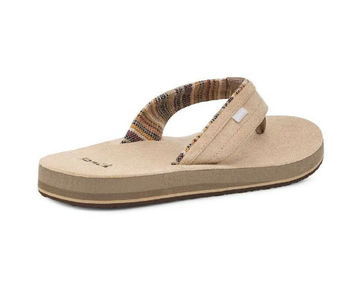 Sanuk Mens Ziggy ST Suede Tan