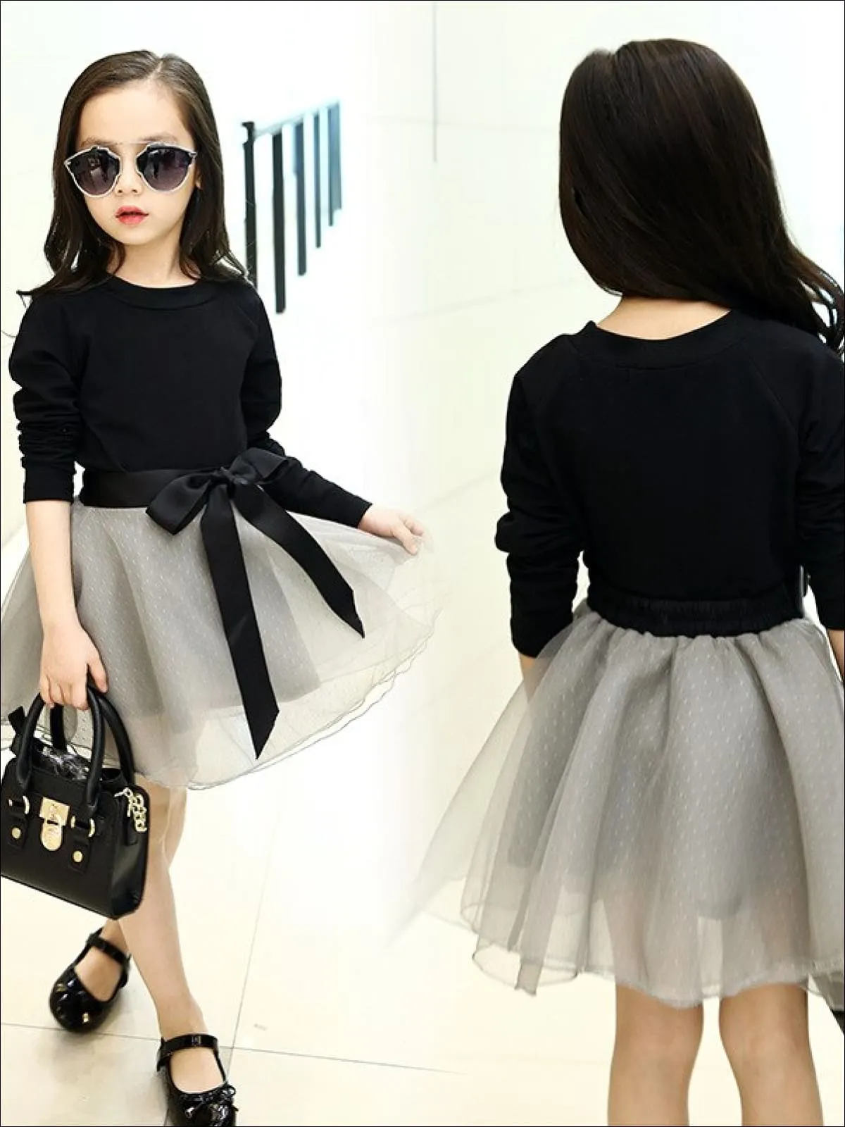 School Swagger Sweater And Tutu Skirt Set