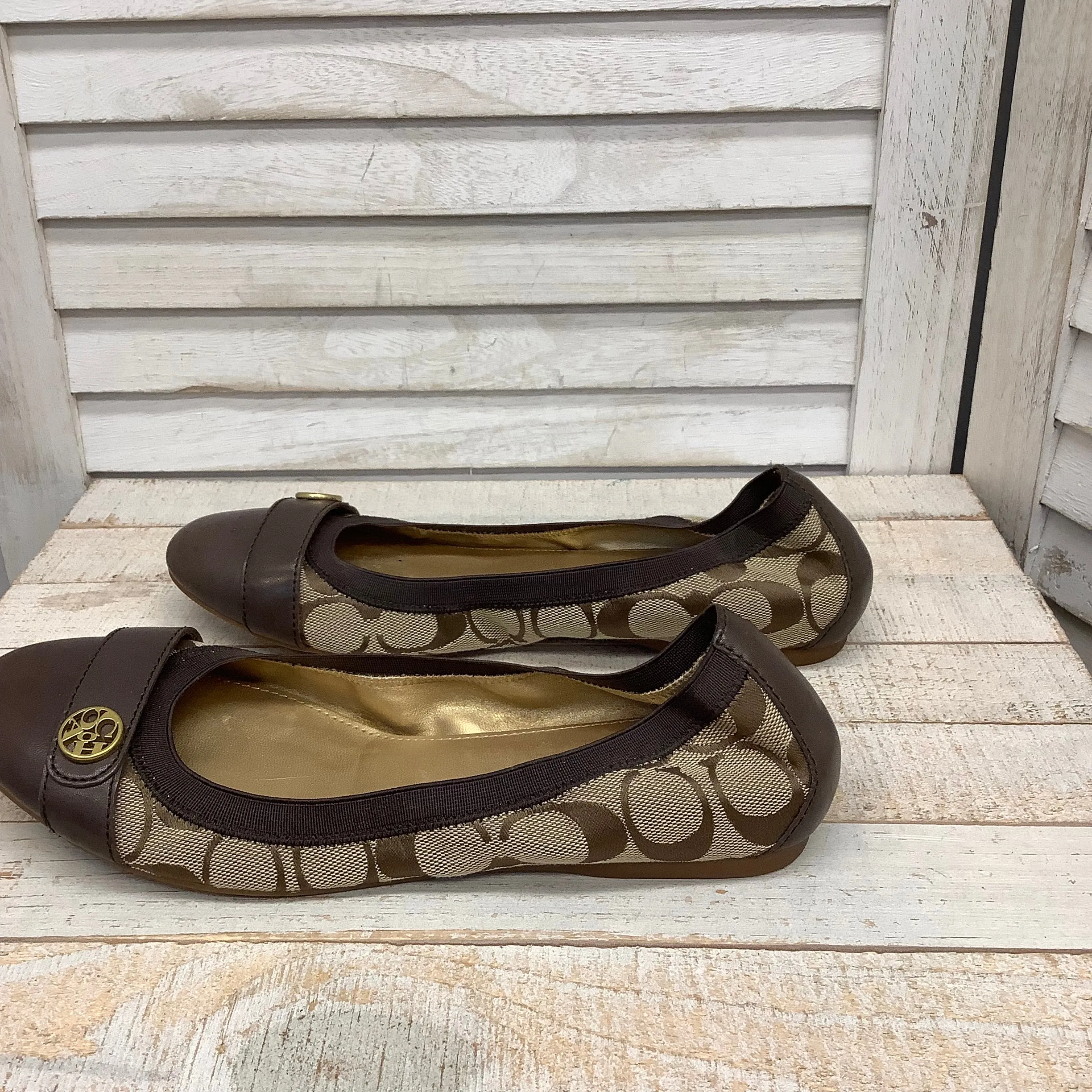 Shoes Flats Ballet designerBy Coach  Size: 8