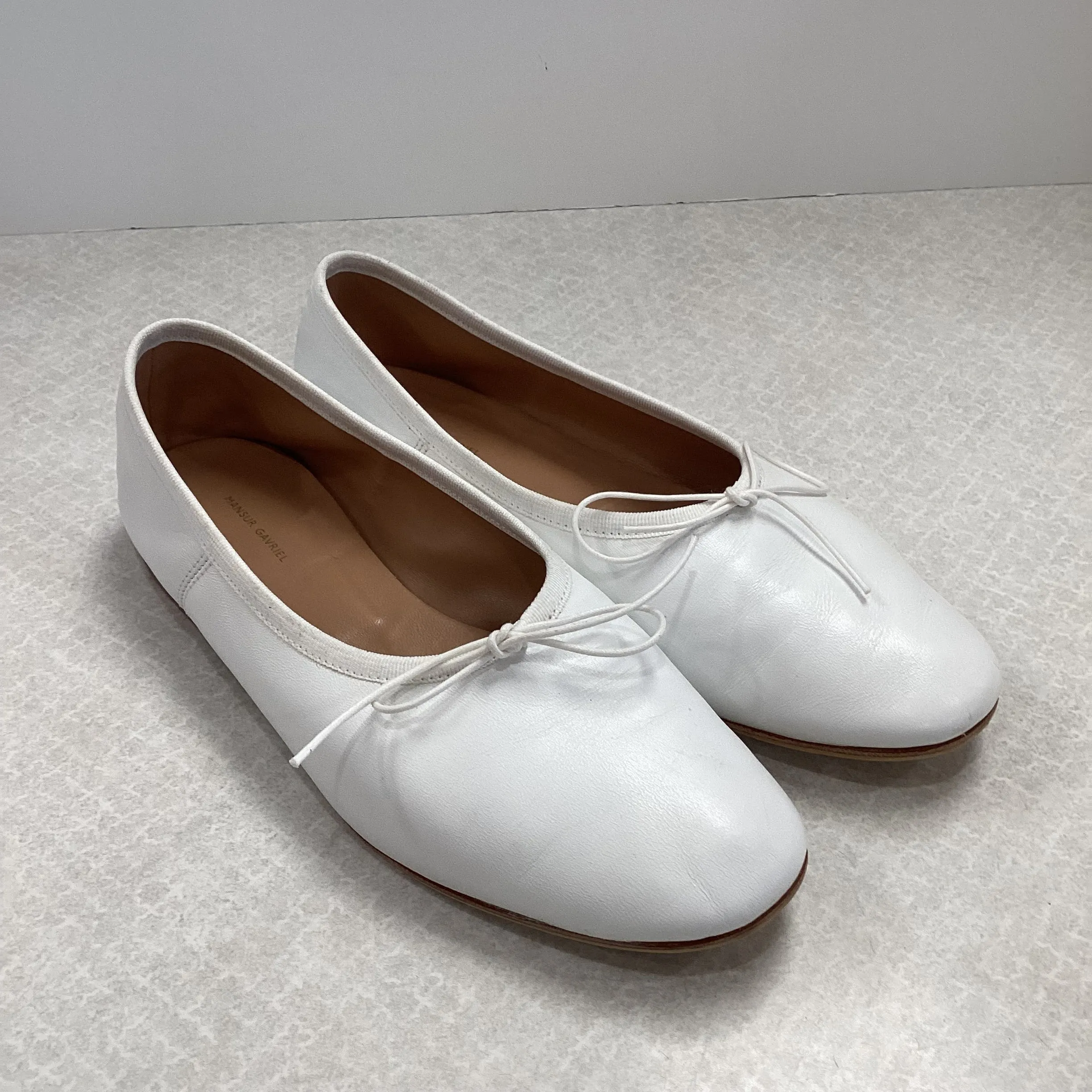 Shoes Flats By Mansur Gavriel In White, Size: 7.5