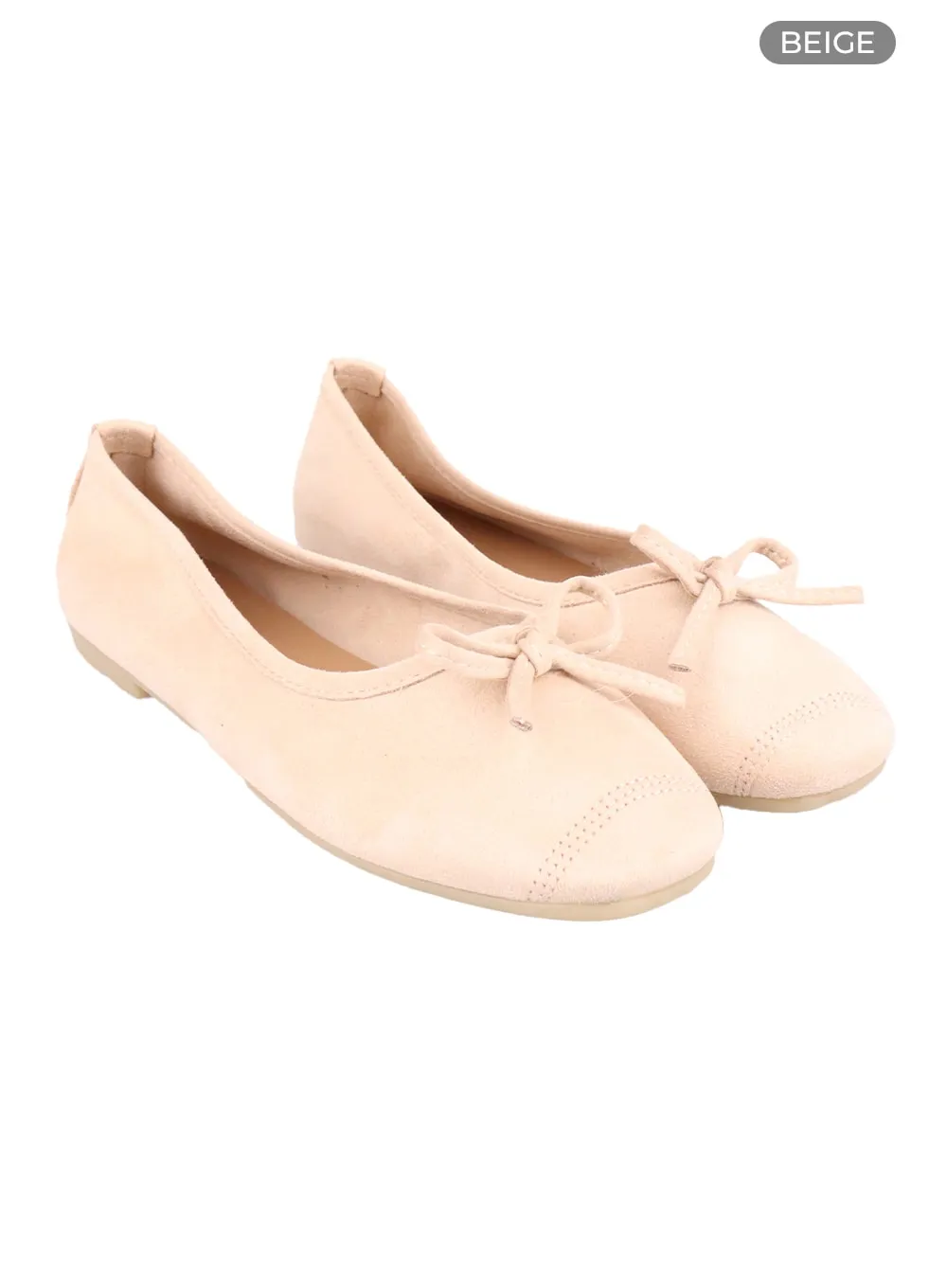 Suede Ribbon Flats OA405