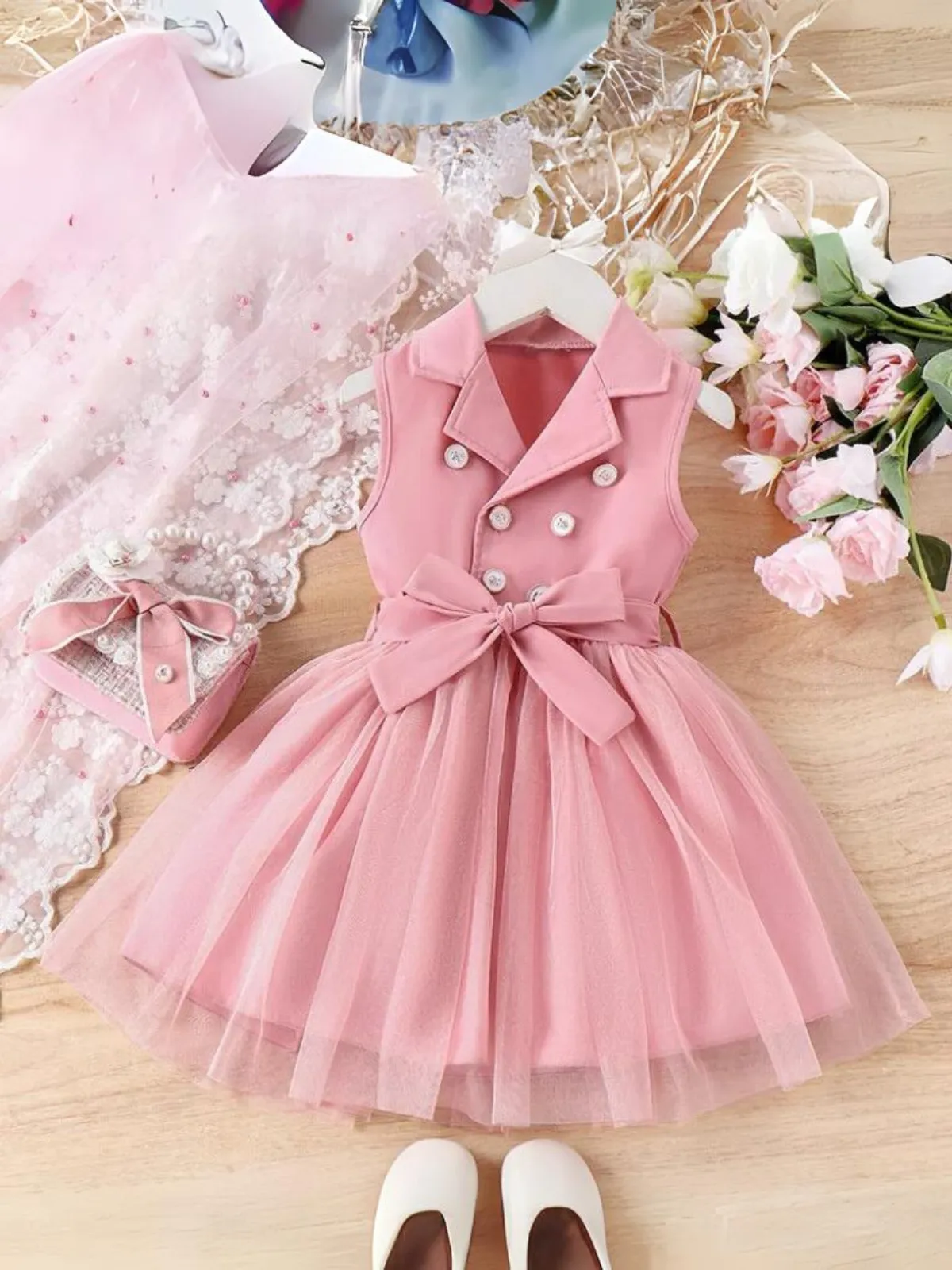 Summer Splendor Blazer Tutu Dress