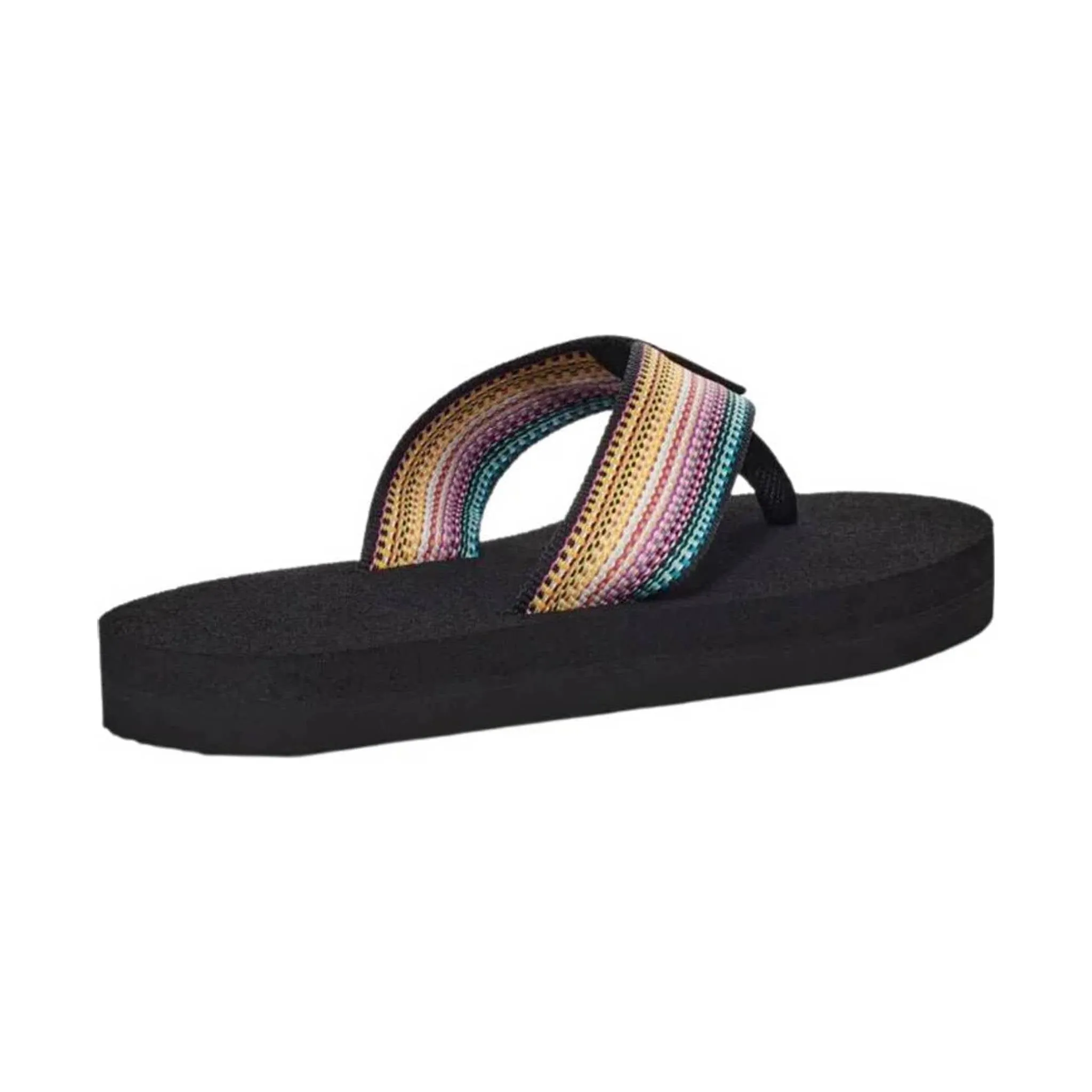 Teva Big Kids' Mush II Flip Flop - Antiguous Black Multi