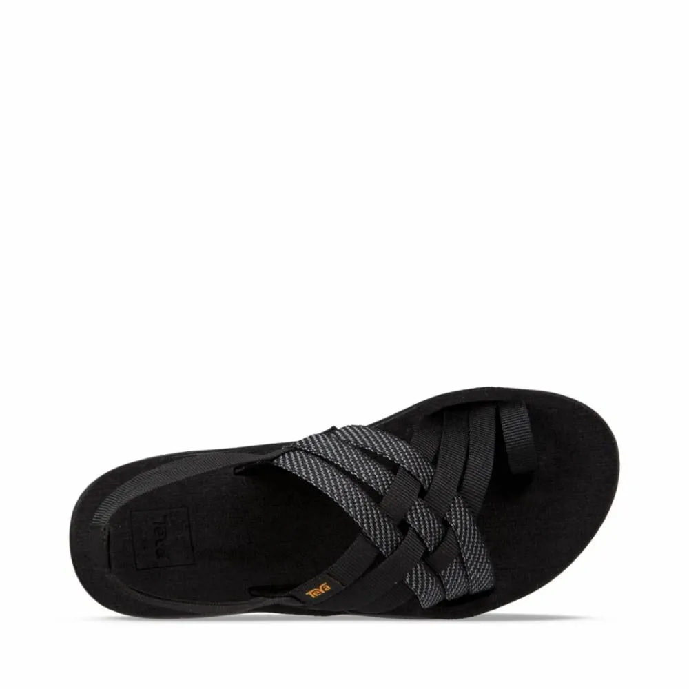 Teva  Women's Voya Strappy Heather Black Hbk M