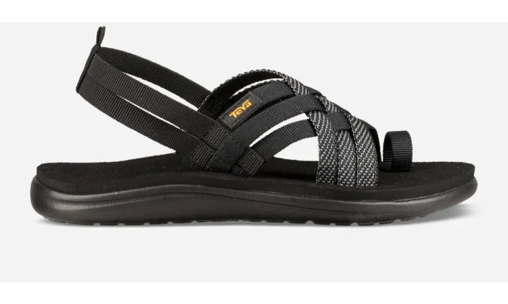 Teva Womens Voya Strappy Hera Black