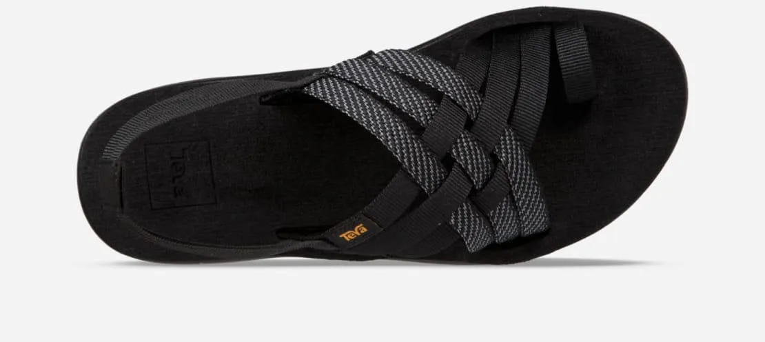 Teva Womens Voya Strappy Hera Black