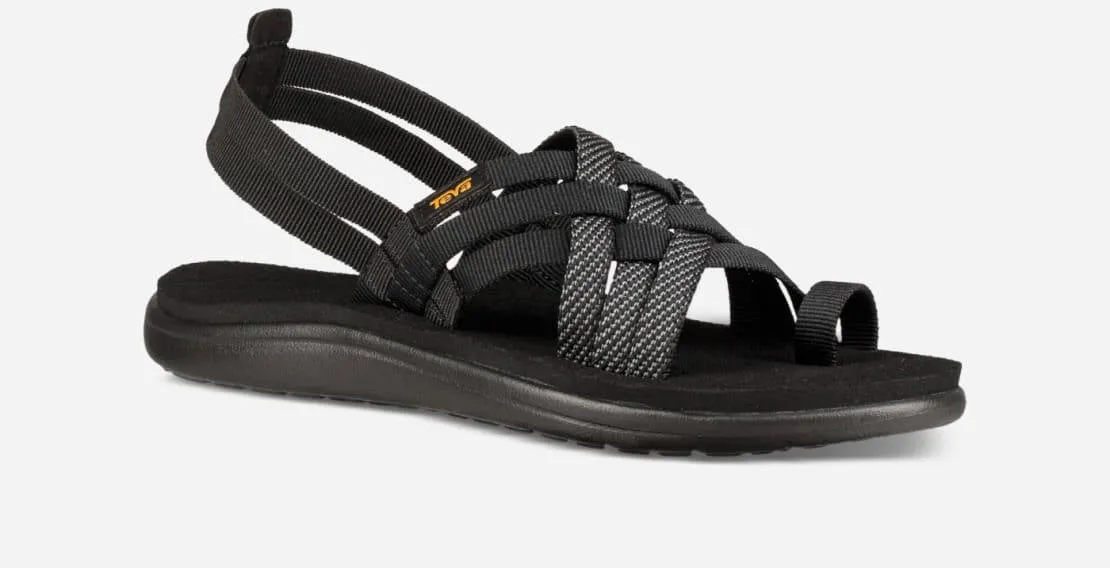 Teva Womens Voya Strappy Hera Black