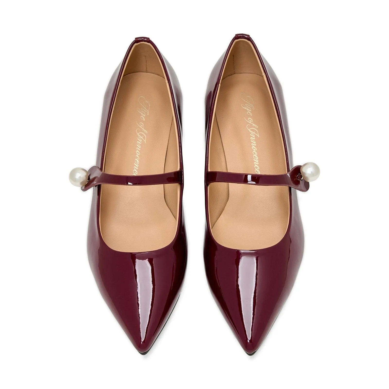 Thea Pearl Burgundy