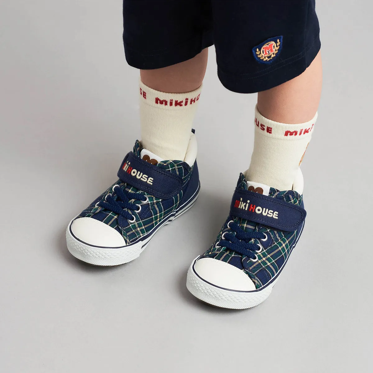 Traditional Tartan Sneakers for Kids