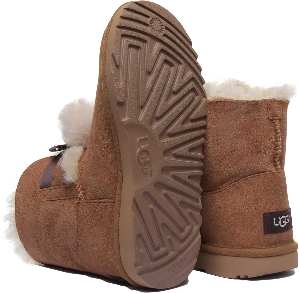 Ugg Australia K Gita In Chestnut For Kids