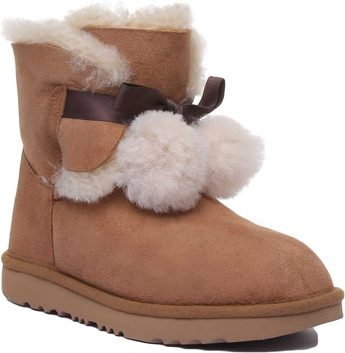 Ugg Australia K Gita In Chestnut For Kids