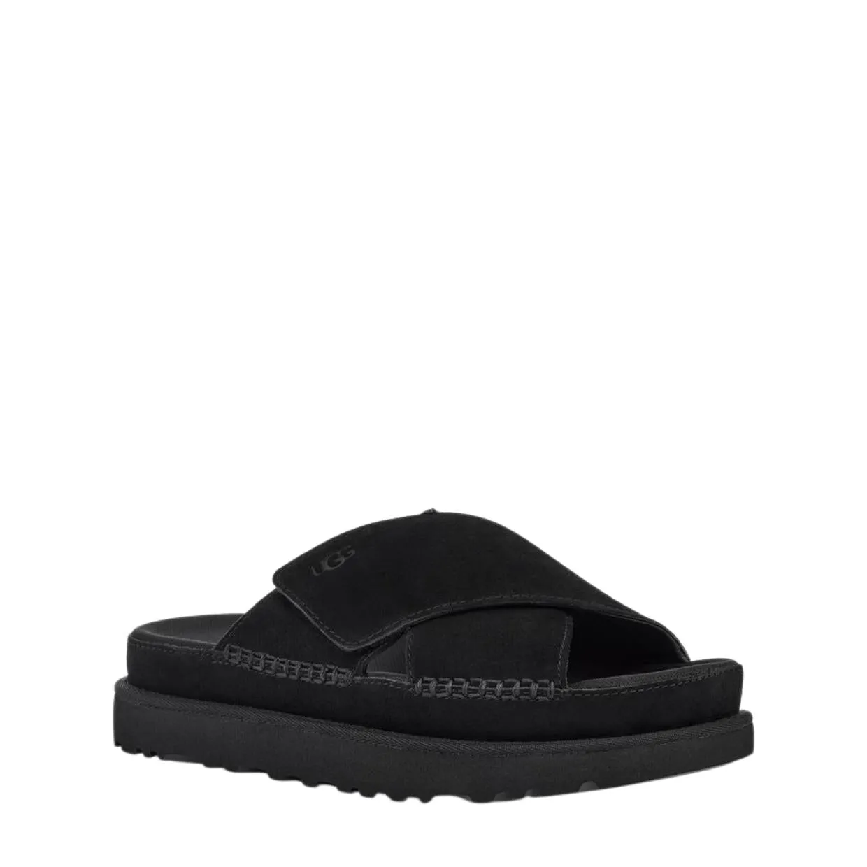 UGG Goldenstar Black Cross Slide