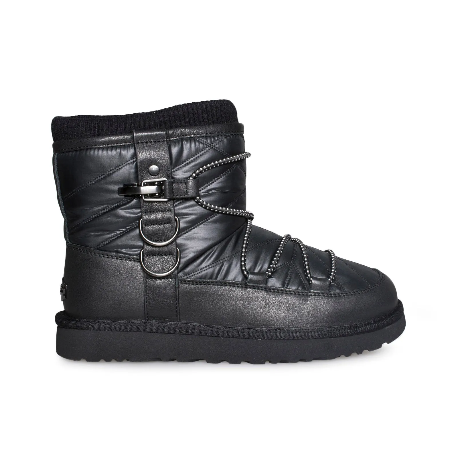 UGG Lakes & Lights Classic Short Black Boots - Women's