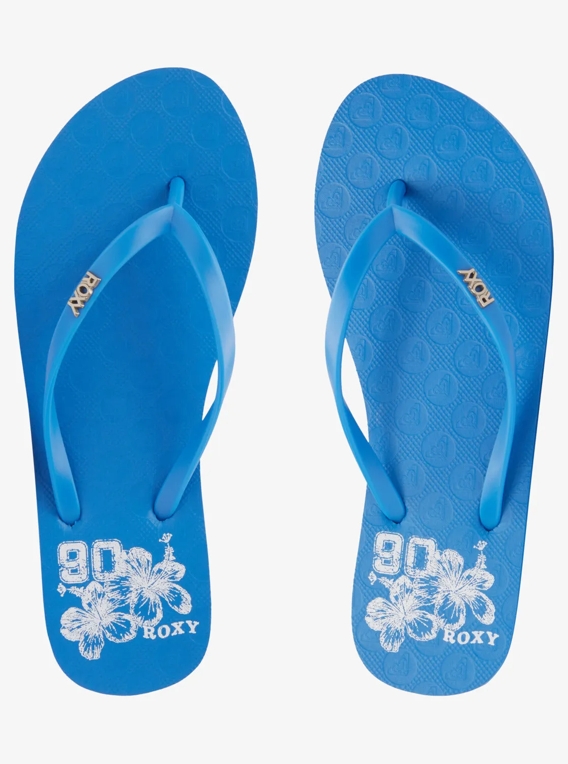 Viva Stamp Flip-Flops - Baja Blue