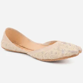 Women "GAL" Twinkling Almond-Toe Flat Khussa