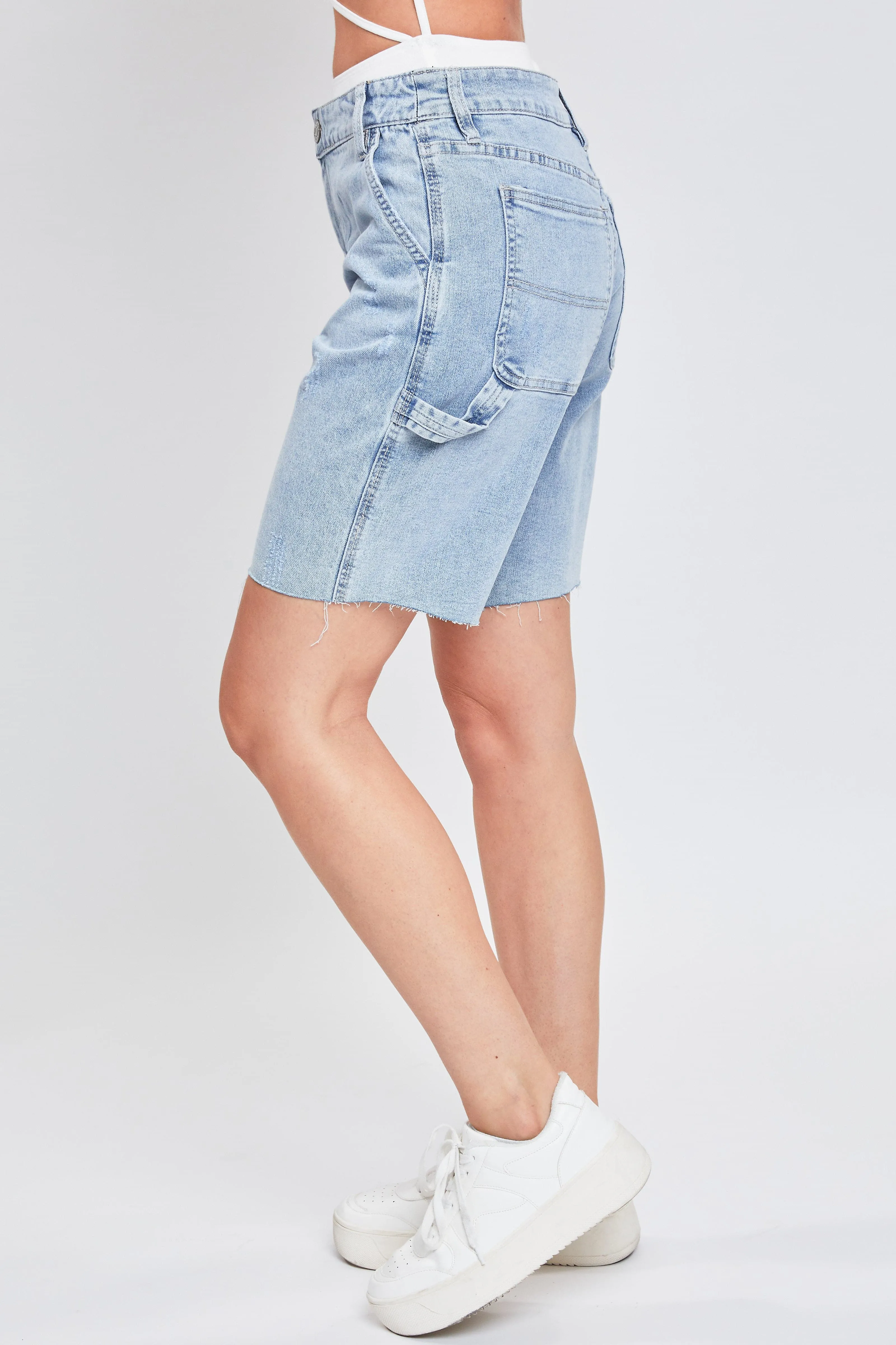 Women's Denim Carpenter Shorts