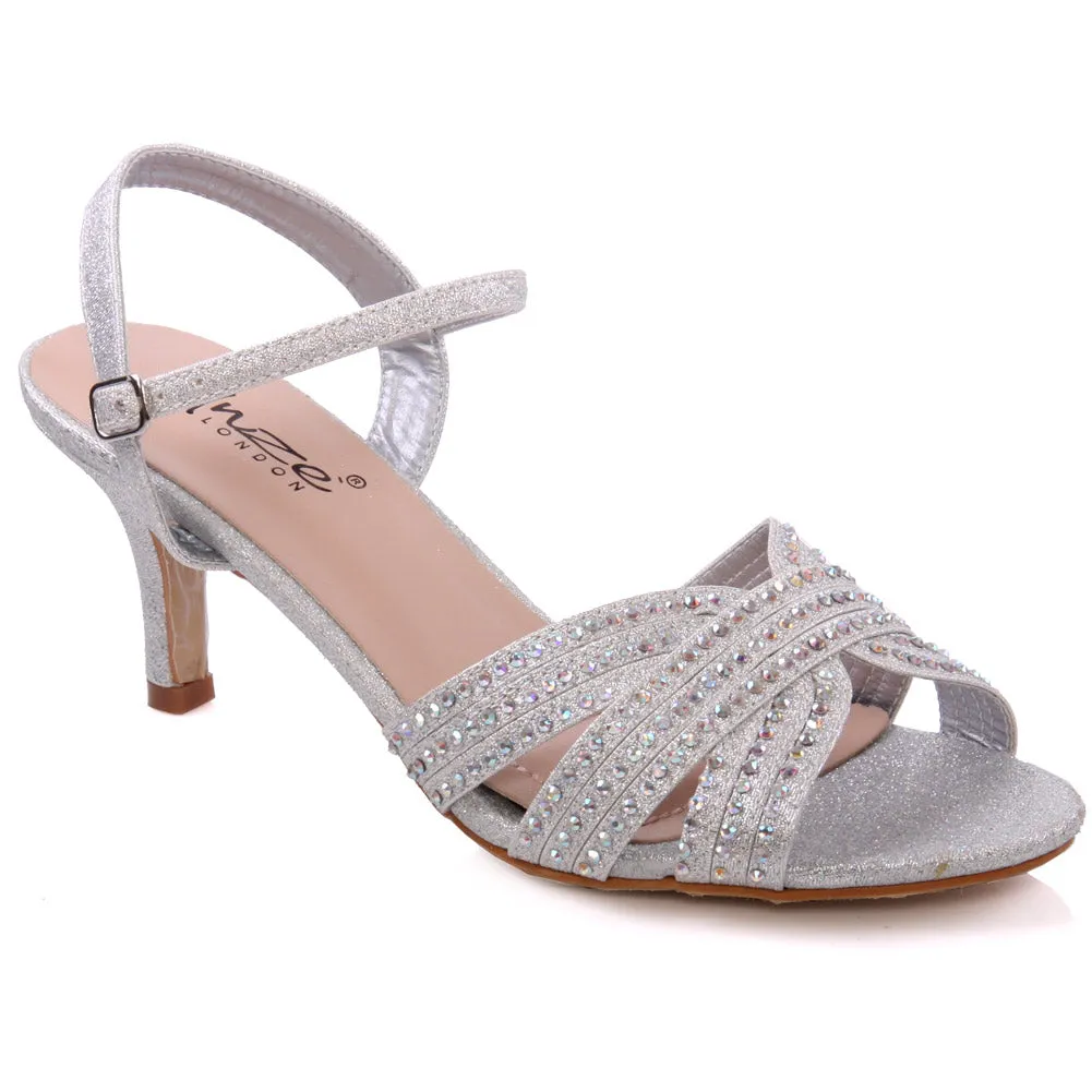 Womens ‘Jina’ Embellished Wedding Sandals